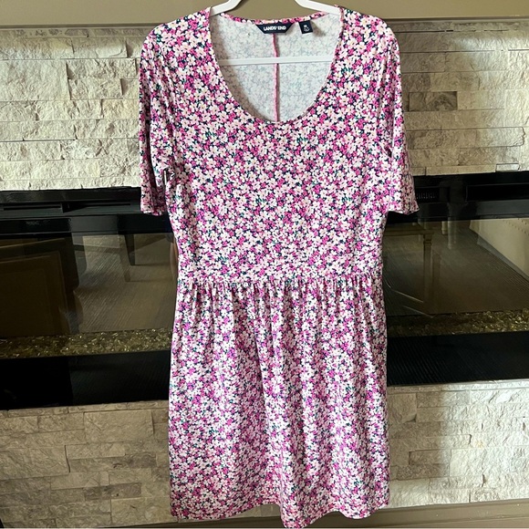 Lands End Medium floral dress - Picture 1 of 9